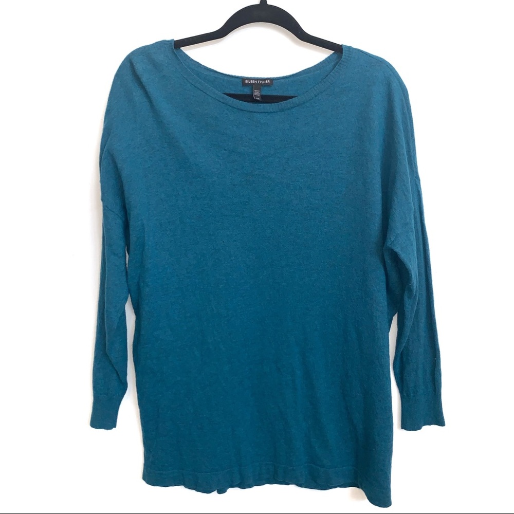Eileen Fisher | Wool Blend Crew Neck Sweater